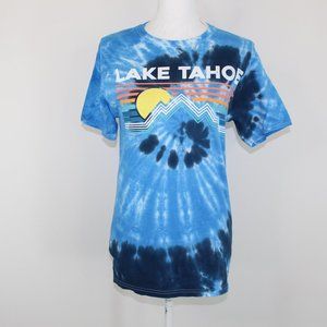 Lake Tahoe Blue Tie Dye Tshirt // NWOT